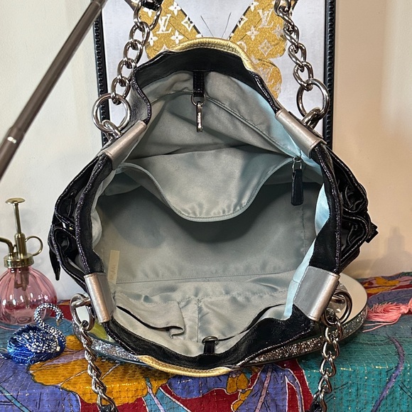 Coach Peyton Inlaid C Tote - Picture 5 of 8